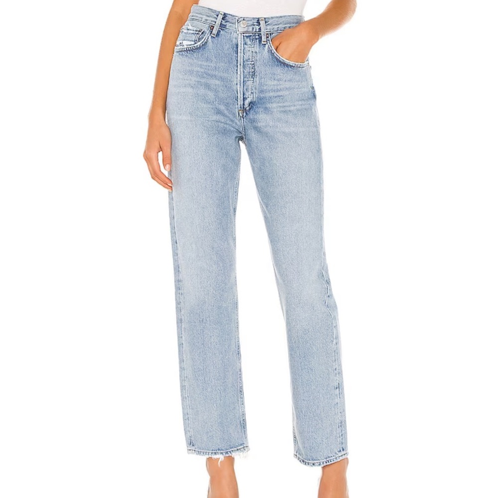 Agolde 90’s Mid Rise Loose Fit Jeans in Snapshot